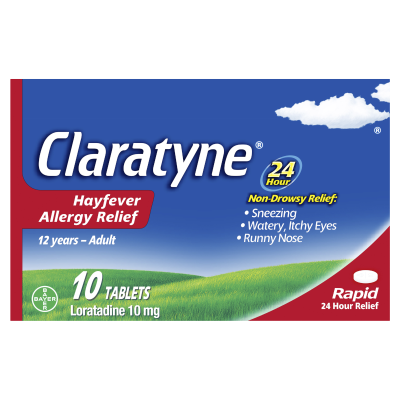 Claratyne Antihistamines Tablets 10mg 10pk