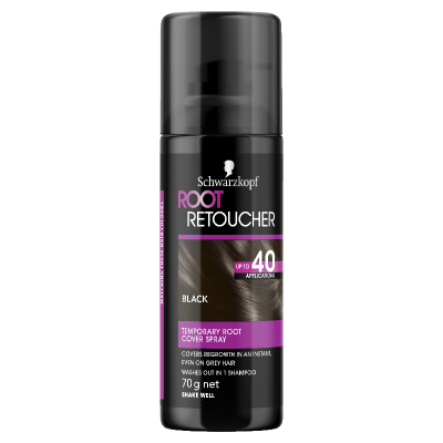 Schwarzkopf Root Retoucher Black Temporary Root Cover Spray 70g