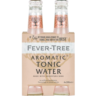 Fever-Tree Aromatic Tonic Water 4 x 200ml
