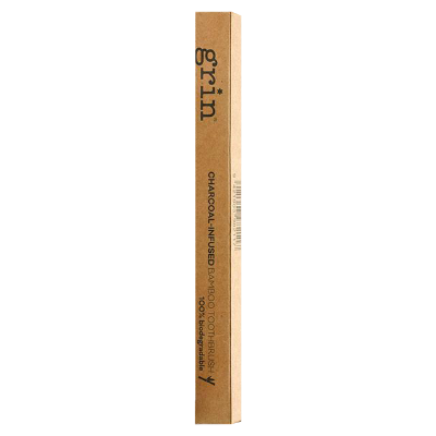 Grin Charcoal Infused Bamboo Toothbrush 1pk