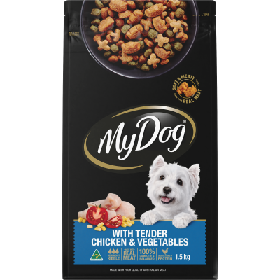 My Dog With Tender Chicken & Vegetable Adult Dry Dog Food 1.5kg