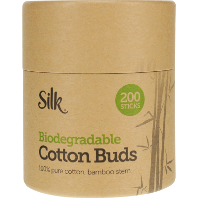 Silk Biogradable Cotton Buds 200pk