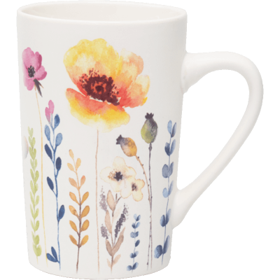 Effects Porcelain Floral Mug 1pk