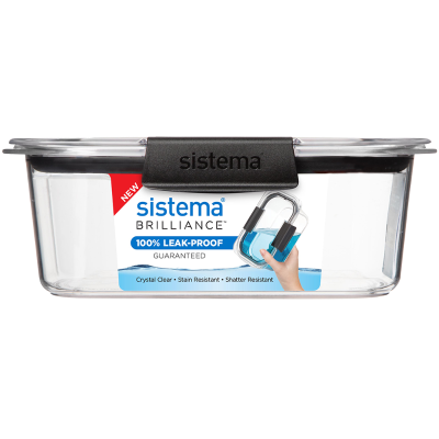 Sistema Brilliance Rectangle Container 920ml 1pk