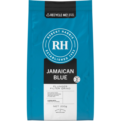 Robert Harris Jamaican Blue Plunger Filter Grind Coffee 200g