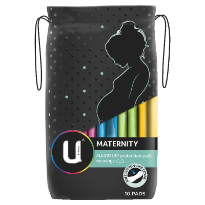 U By Kotex Maternity Pads 10pk