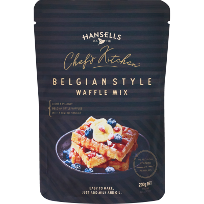 Hansells Chef's Kitchen Belgian Style Waffle Mix 200g