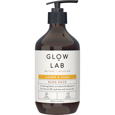 Glow Lab Amber & Sage Hand Wash 300ml