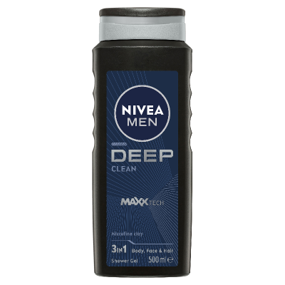 Nivea Men Deep Clean Shower Gel 500ml