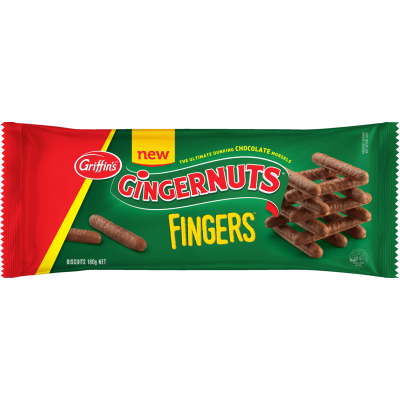 Griffin's Gingernuts Fingers Biscuits 180g