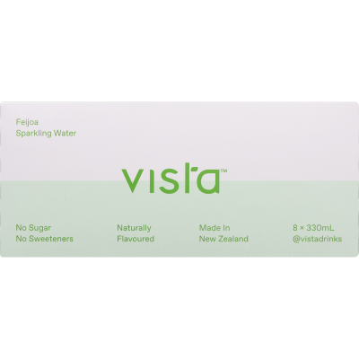 Vista Feijoa Sparkling Water 8 x 330ml
