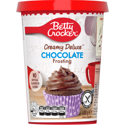 Betty Crocker Creamy Deluxe Chocolate Frosting 400g