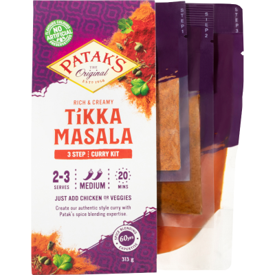 Patak's Rich & Creamy Tikka Masala Curry Kit 313g