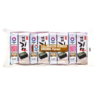 OBAP Roasted Seasoned Korean Seaweed 40g