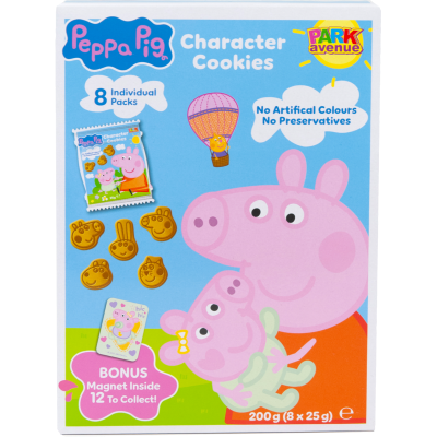Park Avenue Peppa Pig Character Cookies 200g