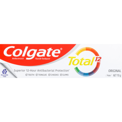 Colgate Total Original Antibacterial Fluoride Toothpaste 115g