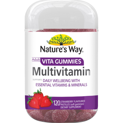 Nature's Way Multi Vitamin Adult Vita Gummies 120pk