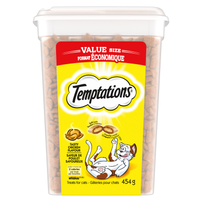 Temptations Tasty Chicken Flavour Treats For Cats 454g