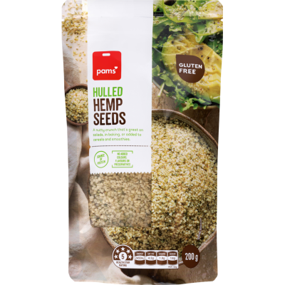 Pams Superfoods Hulled Hemp Seeds 200g