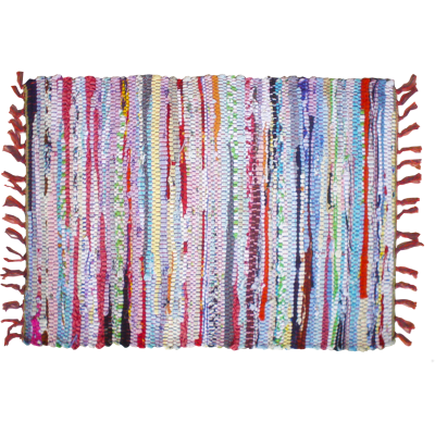 Real Value Cotton Bale Chindi Rug ea