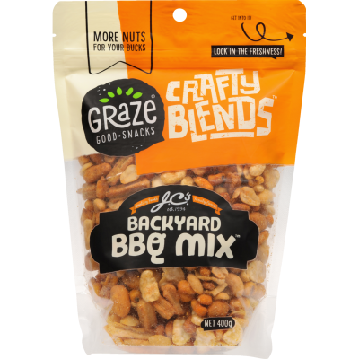 Graze Crafty Blends Backyard BBQ Mix 400g