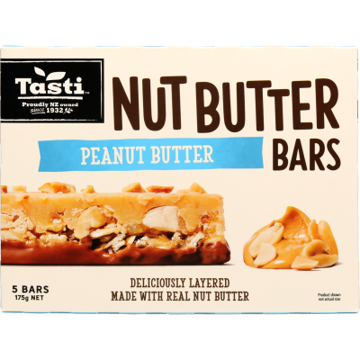 Tasti Peanut Butter Nut Butter Bars 175g