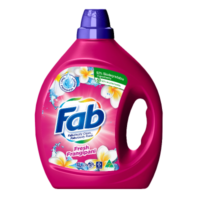 Fab Fresh Frangipani Laundry Detergent Liquid 4l