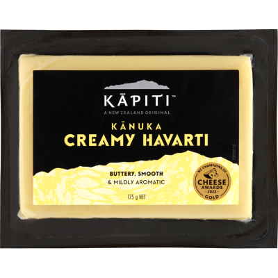 Kapiti Kanuka Creamy Havarti Cheese 175g