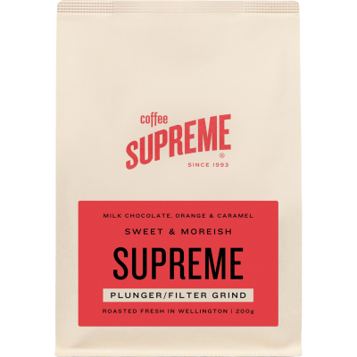 Coffee Supreme Supreme Plunger Grind Coffee 200g