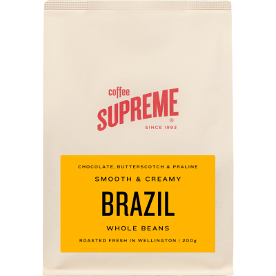Coffee Supreme Brazil Whole Beans Coffee 200g