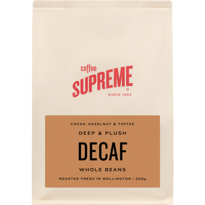 Coffee Supreme Decaf Whole Beans Coffee 200g