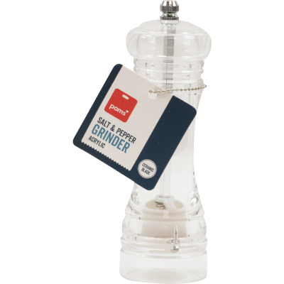 Pams Acrylic Salt & Pepper Grinder ea
