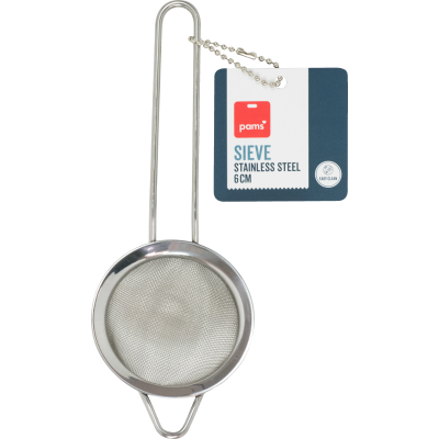 Pams Stainless Steel Sieve 6cm ea