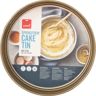 Pams Non Stick Springform Cake Tin 1pk