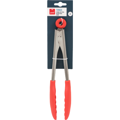 Pams Stainless Steel Nylon Head Tongs 1pk