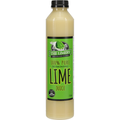 The Limery 100% Pure NZ Lime Juice 750ml