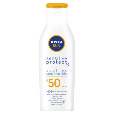 Nivea Sensitive Protect Spf50 Sunscreen Lotion 200ml