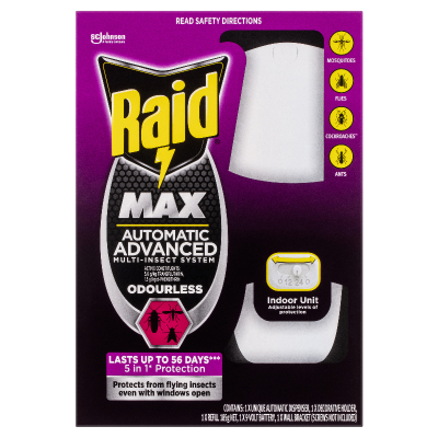 Raid Max Odourless Automatic Advanced Multi Insect System 185g