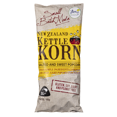 New Zealand Kettle Korn Salted And Sweet Popcorn 100g