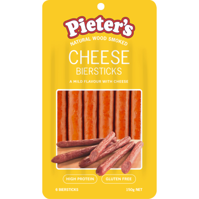 Pieter's Cheese Biersticks 150g