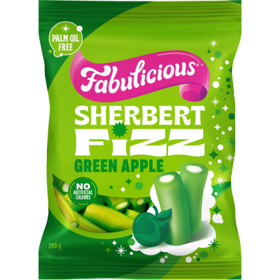 Fabulicious Green Apple Sherbert Fizz 200g