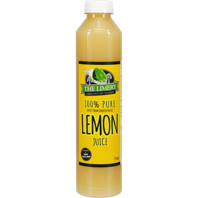 The Limery 100% Pure NZ Lemon Juice 750ml