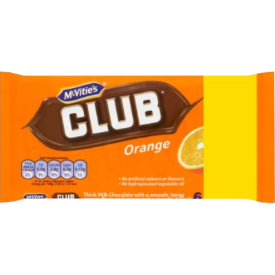 McVitie's Orange Club Bar 6pk