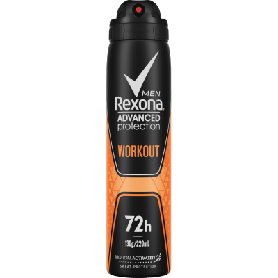 Rexona Men Advanced Protection Workout 72Hr Antiperspirant 220ml