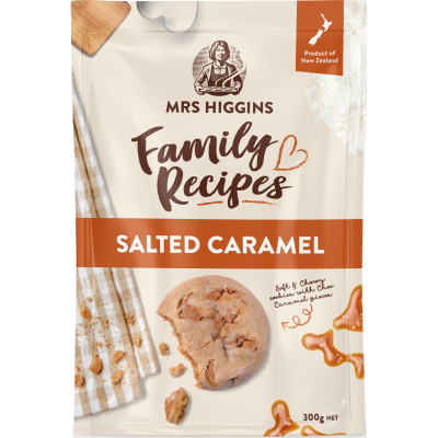 Mrs Higgins Salted Caramel Family Cookies Bag 300g