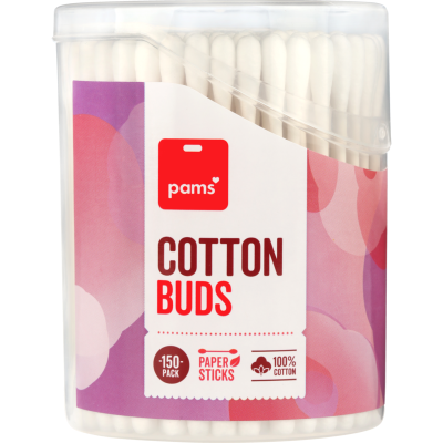 Pams Cotton Buds 150ea