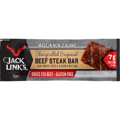 Jack Link's Chargrilled Original Beef Steak Bar 25g