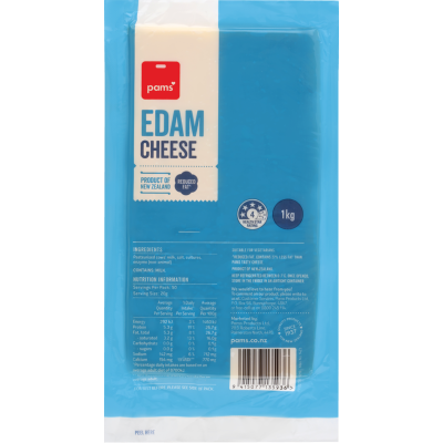 Pams Edam Cheese 1kg