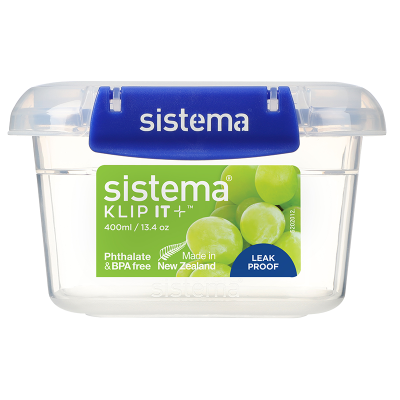 Sistema Klip It+ Rectangle Container 400ml 1pk