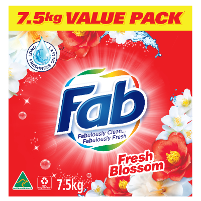 Fab Fresh Blossoms Laundry Detergent Powder 7.5kg